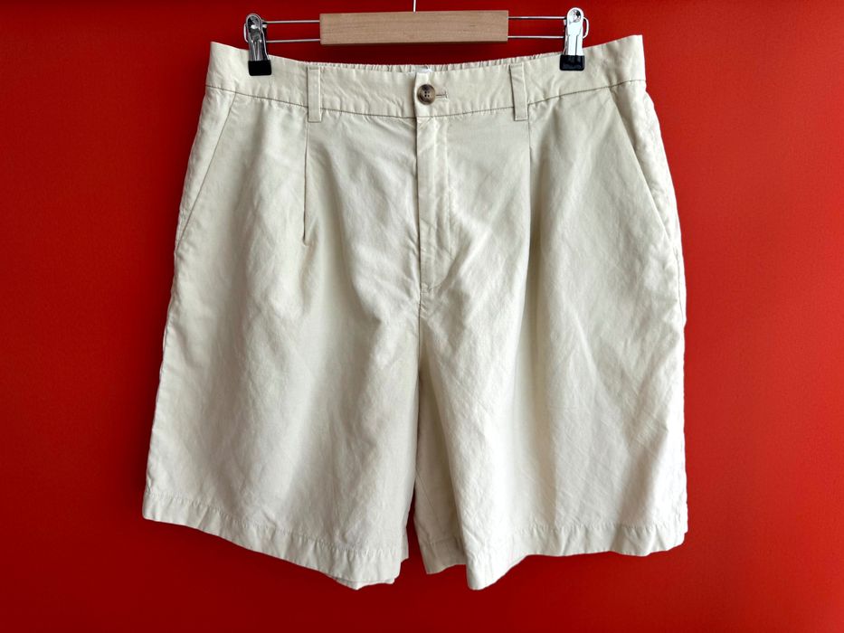 COMPTOIR DES COTONNIERS UNIQLO Оригінал чоловічі легкі класичні лляні шорти розмір XL w36