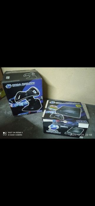 Consola sega saturn com comando e volante (ler anuncio)