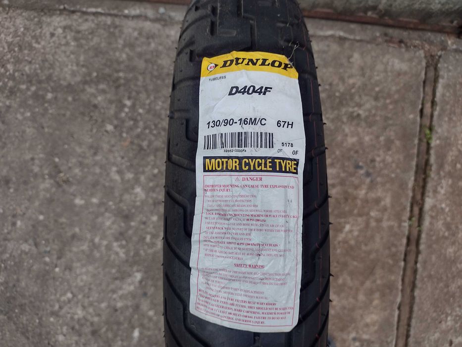 Opona Dunlop D404F 130/90R16 DOT 4423