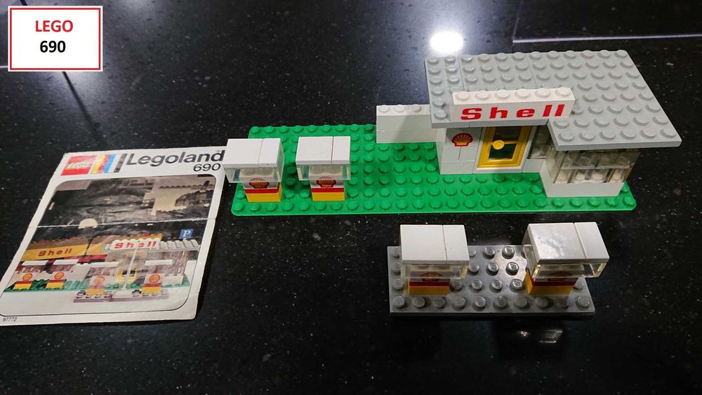 LEGO Anos 70:  697; 1611; 696; 690; 613; 612; 617