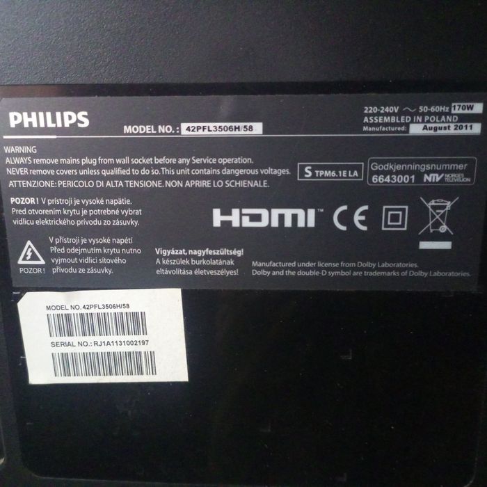 Телевизор philips 42 дюйма