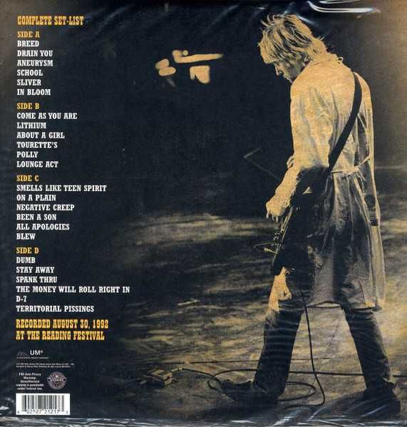Nirvana	- - - - -	Live At Reading	- - - - -	2 X LP