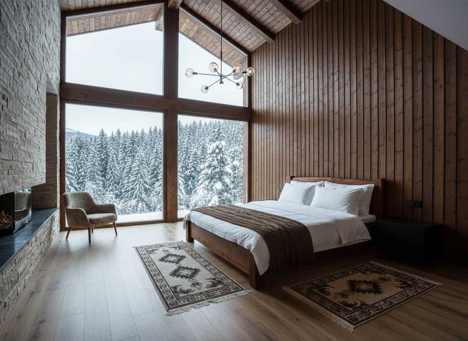 PRODUCENT Łóżko z litego drewna, drewniane, stelaż góralski PREMIUM