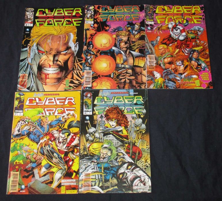 Cyber Force Comic Books, Editora Globo, 1997