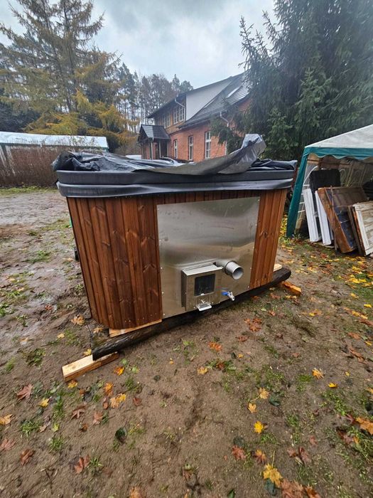 Jacuzzi kwadrat największy 2.45x2.2 m hydromasaż Spa ogrodowe