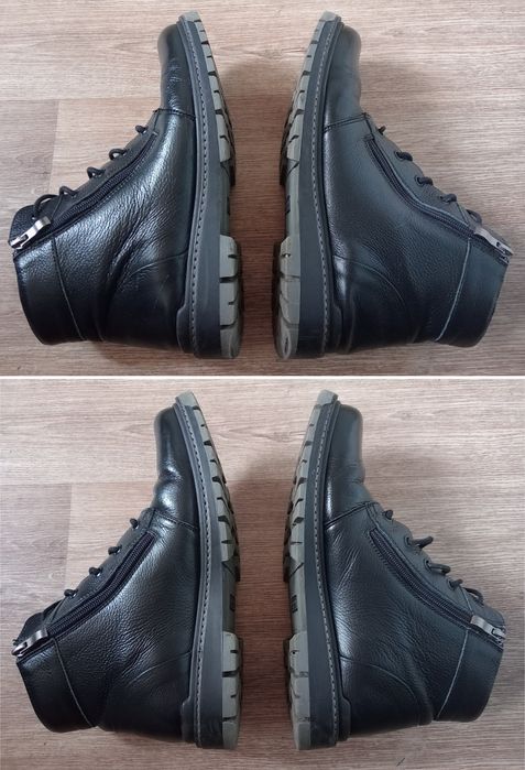 Зимние кожаные ботинки на овчине, р 42 (27,5см.)