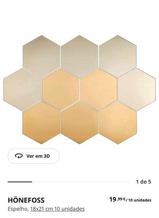 Espelhos HONEFOSS ikea novos