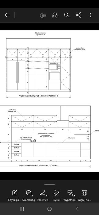 Meble kuchenne z wyposażeniem