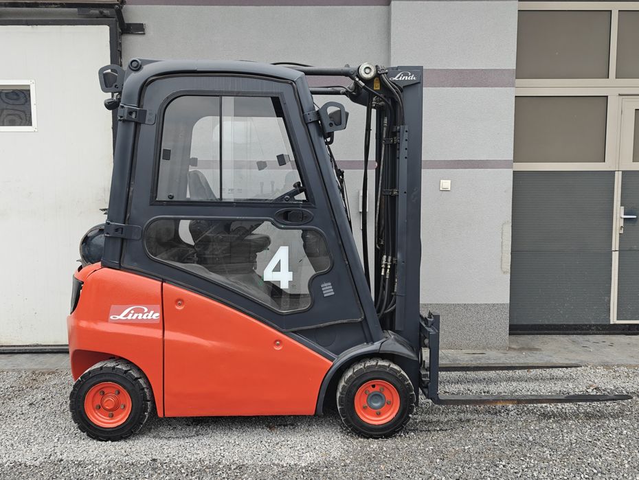Wózek widłowy Linde H14 Lpg 1.4T Triplex 4.6m Ogrzewana Kabina