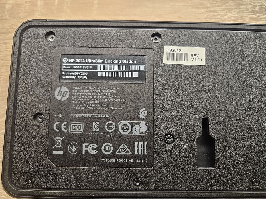 Stacja dokująca HP UltraSlim D9Y32AA + zasilacz