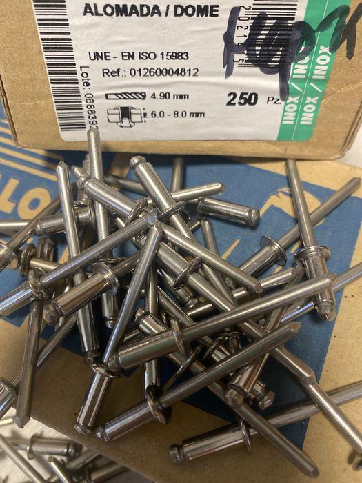 Заклепка с нержавейки + усиленные