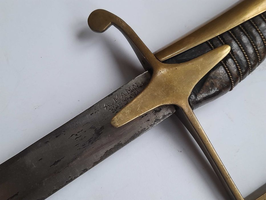 Polska szabla wz. 21 Mann Warszawa z pochwą, oryginał II RP