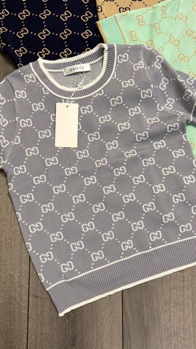 Кофта футболка поло американка Gucci