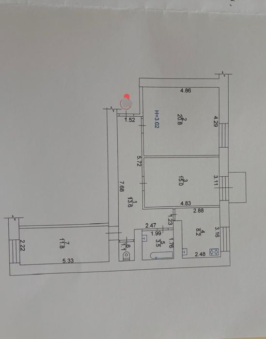 Срочно! Продам 3 комнатную квартиру, сталинка, "литерка" метро Вокзальная