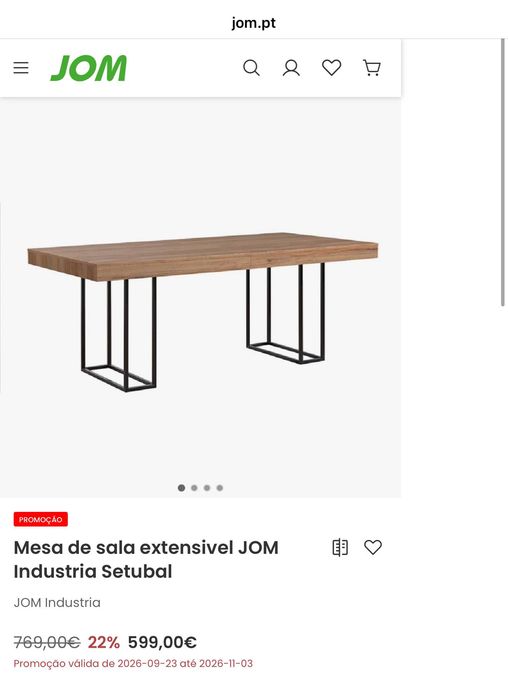 DESOCUPAR Mesa Sala Extensível NOVA
