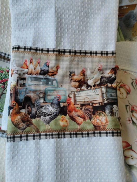Panos de cozinha 50×70 personalizado com barra de tecido maravilhoso