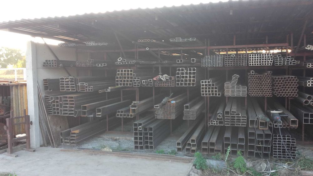 Regały, stojaki do magazynowania profili, stali