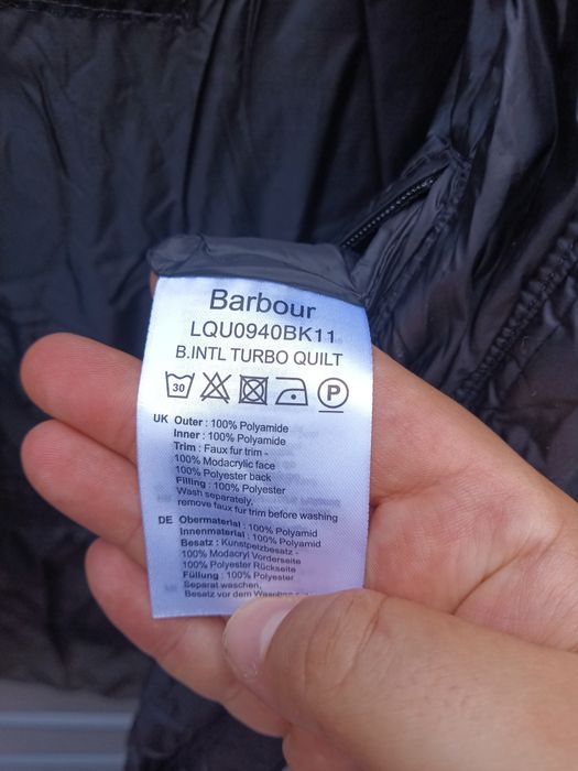 Barbour International kurtka puchowa damska