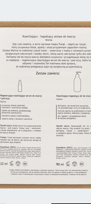 Mokosh zestaw do pielęgnacji twarzy (serum do twarzy i pod oczy+żel )