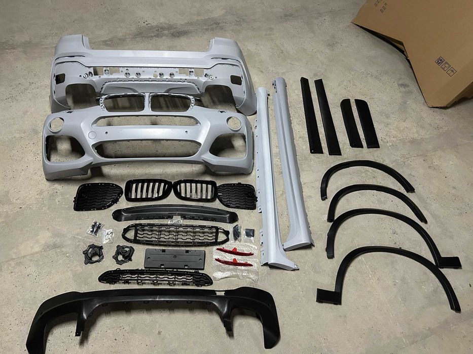 обвес bmw x4 f26 m paket m40 Обвіс бмв х4 ф26 м пакет бампер Пороги арки ноздри выхлоп БМВ Х4