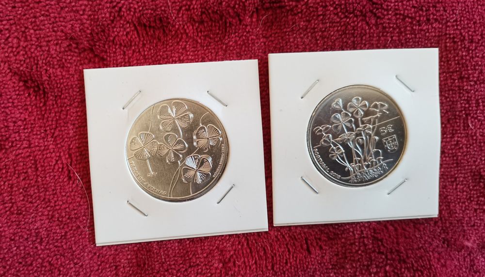 Moeda comemorativa "Trevo de 4 folhas"  de 2018