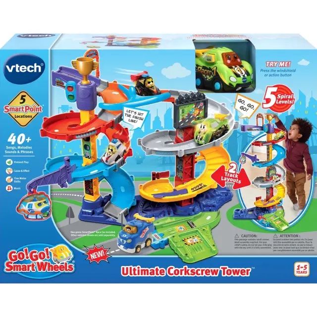 Іграшка дитяча Трек для машинок VTech Go! Go! з машинками, траса