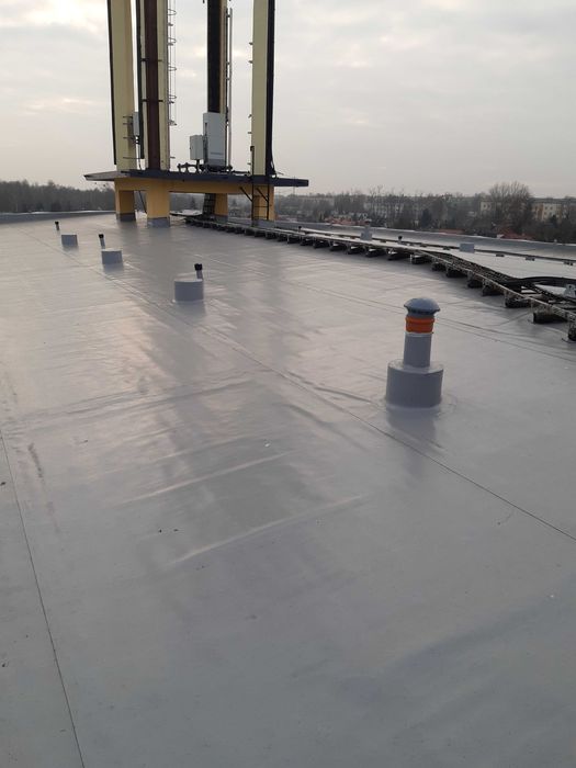 dach płaski membrana PVC stropodach taras balkon termomodernizacja dach zielony