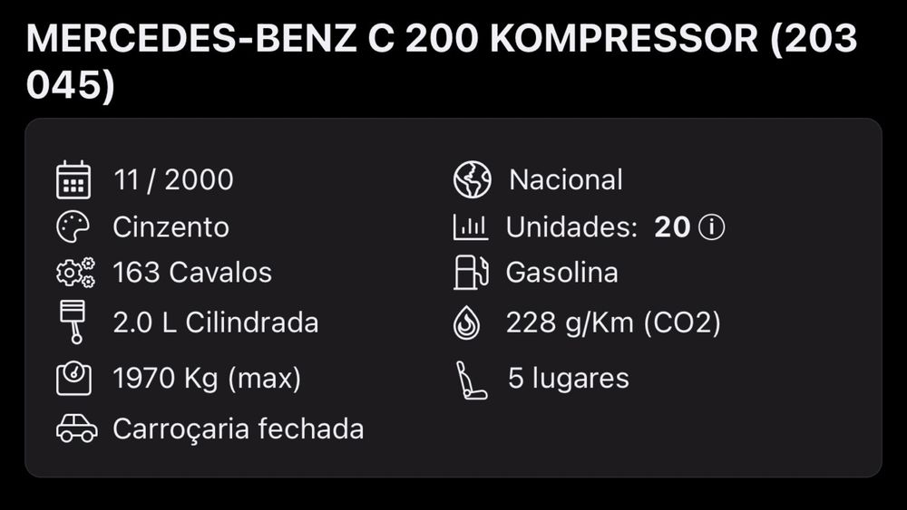 Mercedes c200 kompressor