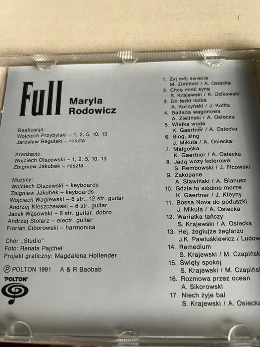 Maryla Rodowicz Full CD stan idealny