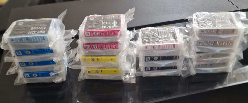 Pack 15 Tintas Impressora Epson Novas para Venda447462093095577600