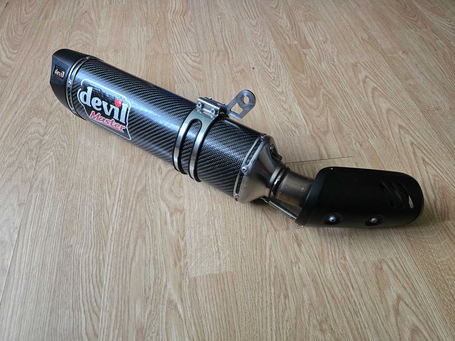 YAMAHA FZ8 wydech Tłumik DEVIL MASTER Carbon Fazer 2010 PLUG PLAY BDB+ 2015 FZ1