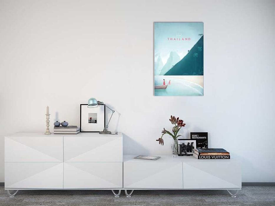 Thailand by Henry Rivers - Cartaz 50x70cm em tela de tecido