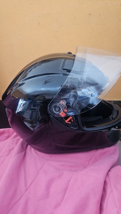 Capacete   agv   k3 preto brilhante