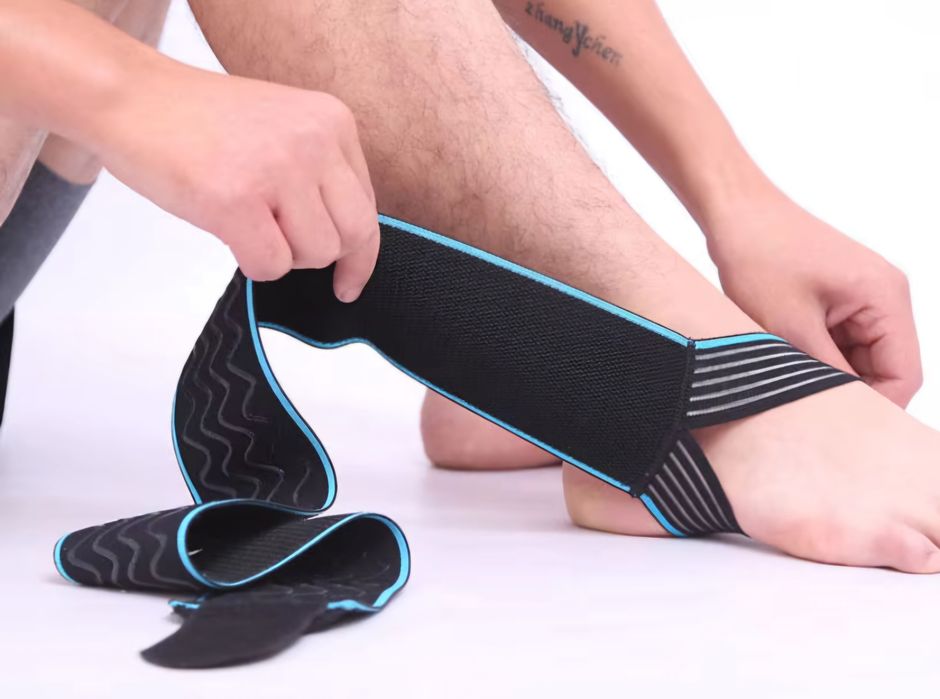 Pé elastico proteção de tornozelos