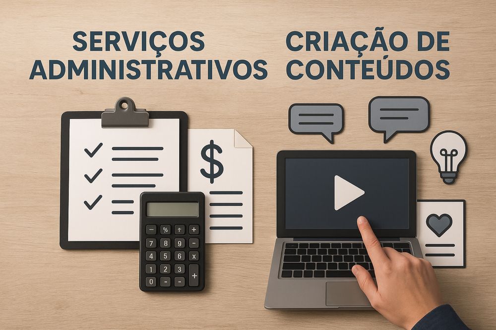 Serviços Administrativos e Criação de Conteúdos