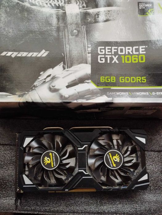 Видео карта GTX Geforte 1060  6Gb  192bit