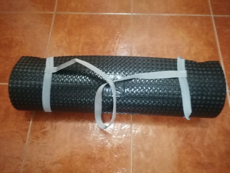 Tapete pilates decathlon como novo preto