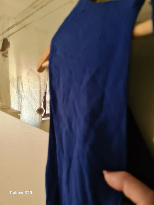 Macacão azul marca Zara