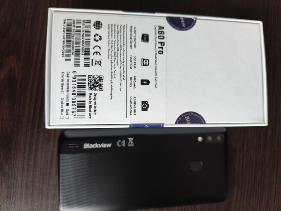 Телефон Blackview A60 3 Gb/16 Gb