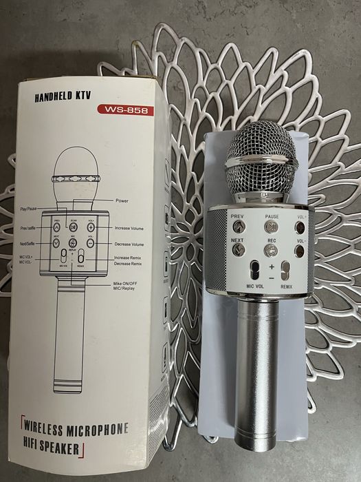 Новый , беспроводной ,караоке микрафон WS 848.