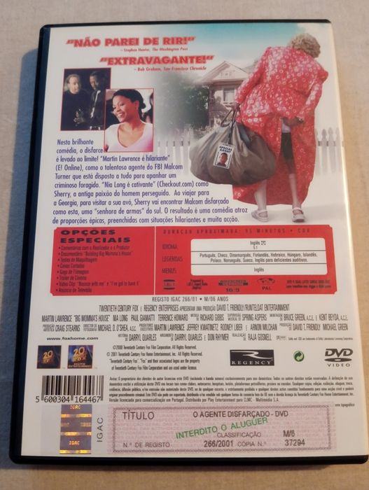 DVD o agente disfarçado