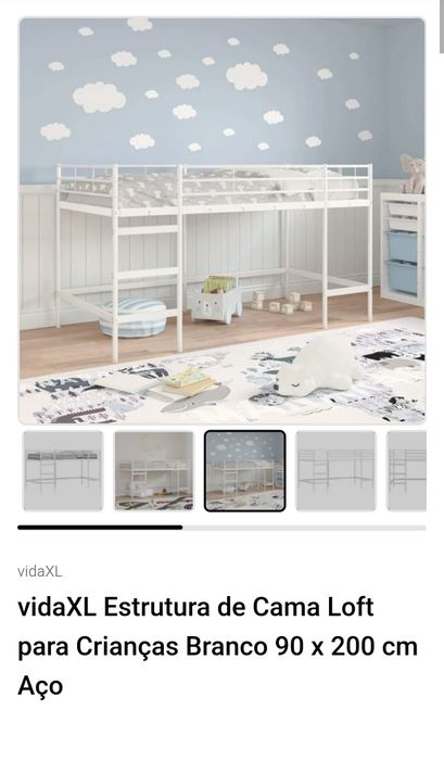 Cama solteiro criança