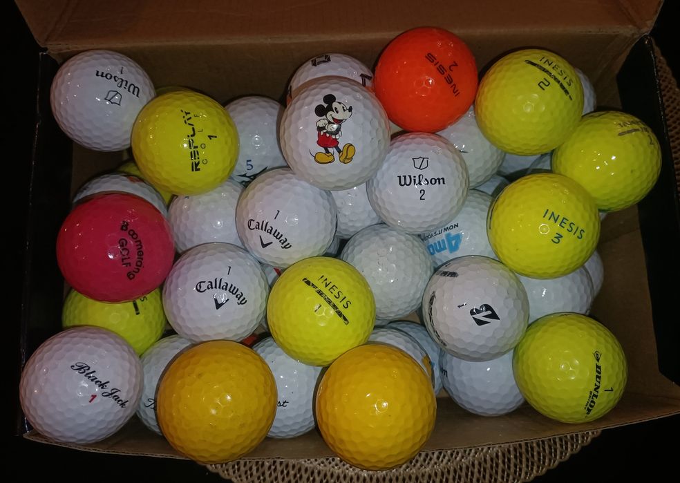 Piłki golfowe profesjonalne - 54 sztuki