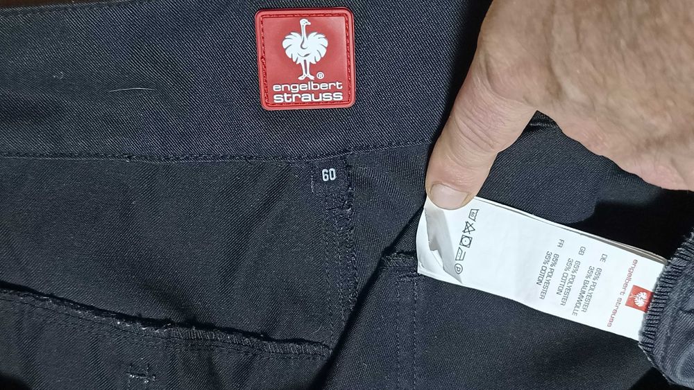 Męskie spodnie ENGELBERT STRAUSS ACTIVE r.2XL(60) stan bardzo dobry