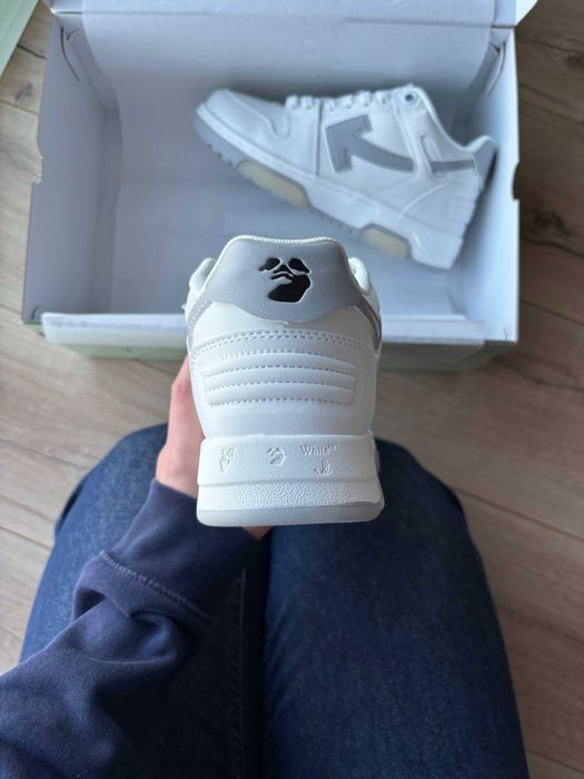 [БЕЗ ПЕРЕДПЛАТ]Кросівки Off-White Out of office Grey сірі офвайт офіс
