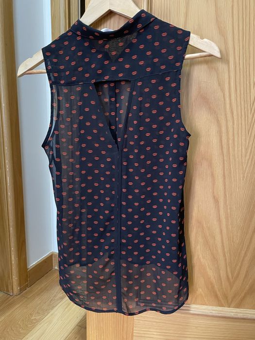 Camisa de festa preta
