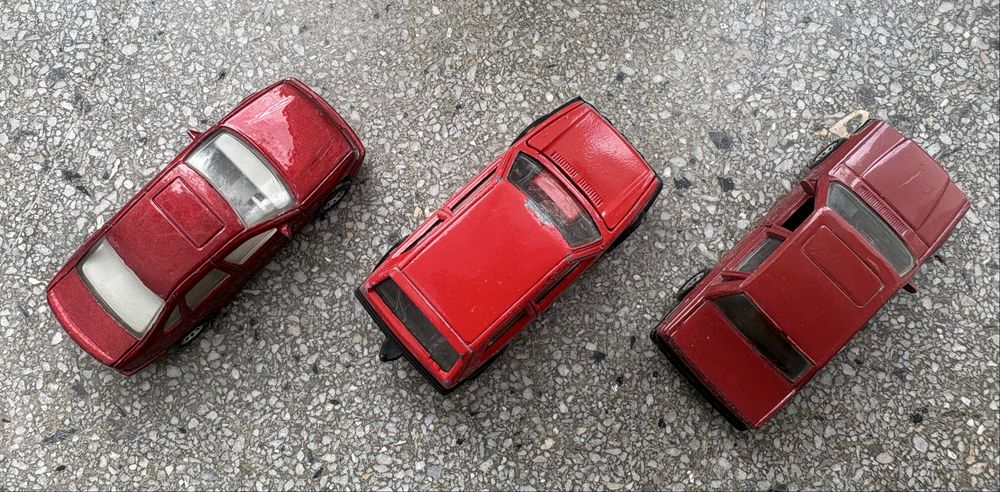Zestaw Matchbox Volkswagen Golf GTI Volvo 760 Vectra Cavalier stare