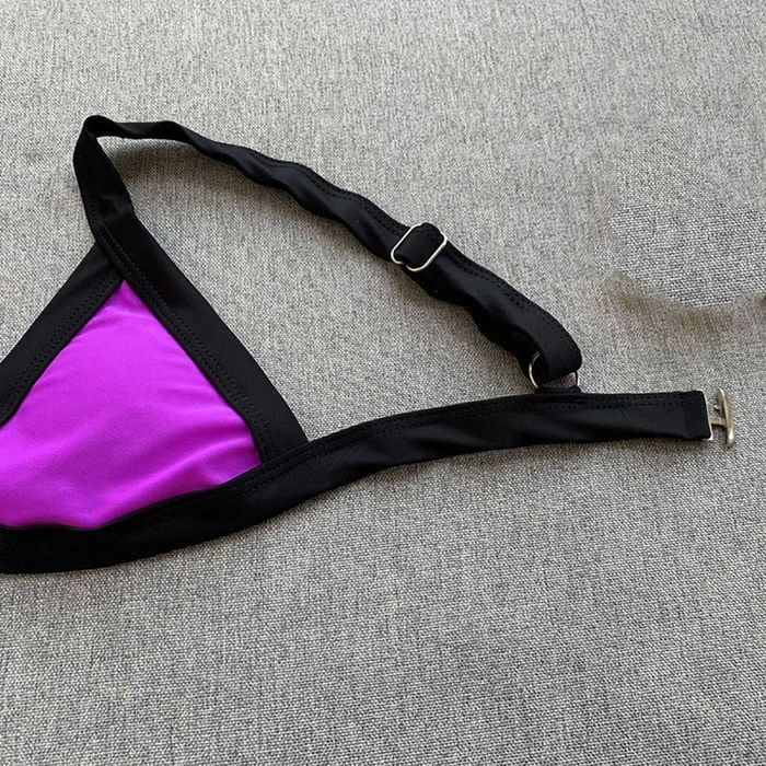 Bikini Stringi Damski Kostium do Opalania Plażowy Kąpielowy M