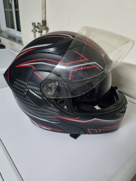Capacete mota como novo