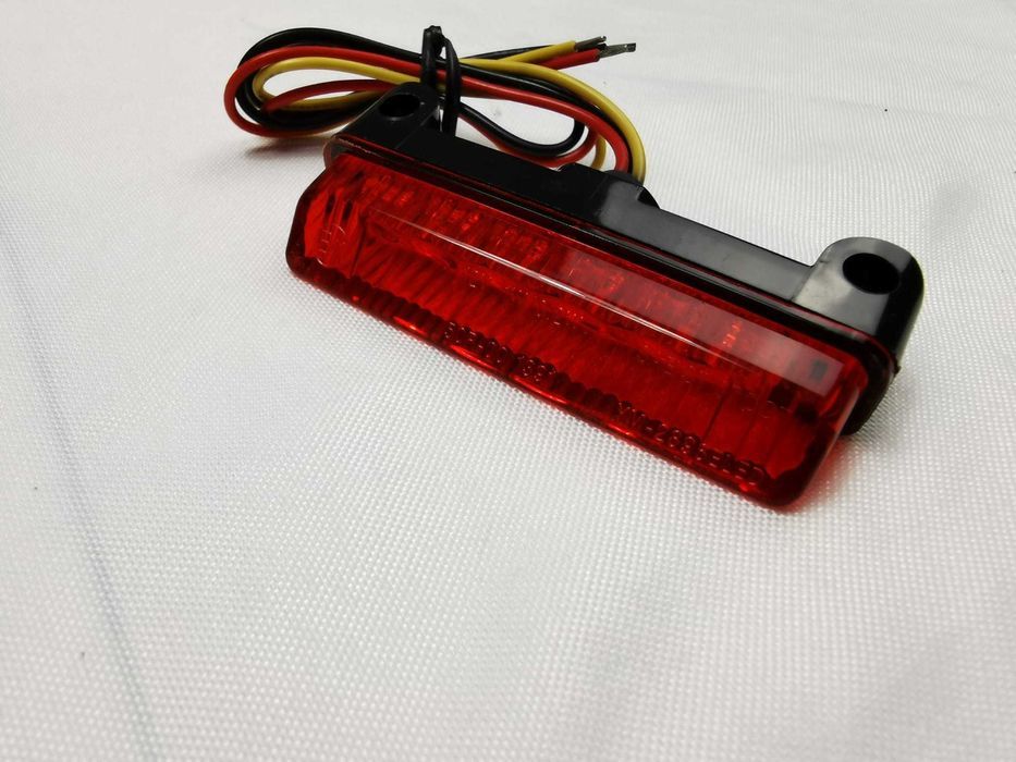 Lampa tylna SHIN YO mini LED, szkło przezroczyste znak E